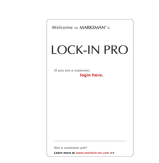 Marksman's Lock-in Pro – Mortech